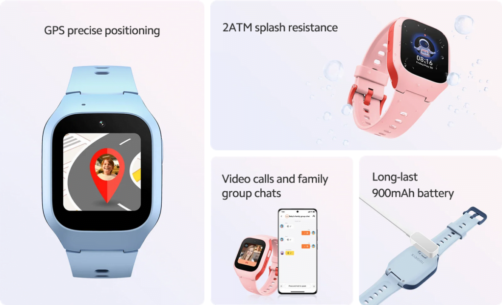 Entdecken Sie die Welt mit Stil und Sicherheit – die Xiaomi Smart Kids Watch, der ideale Begleiter für junge Entdecker.