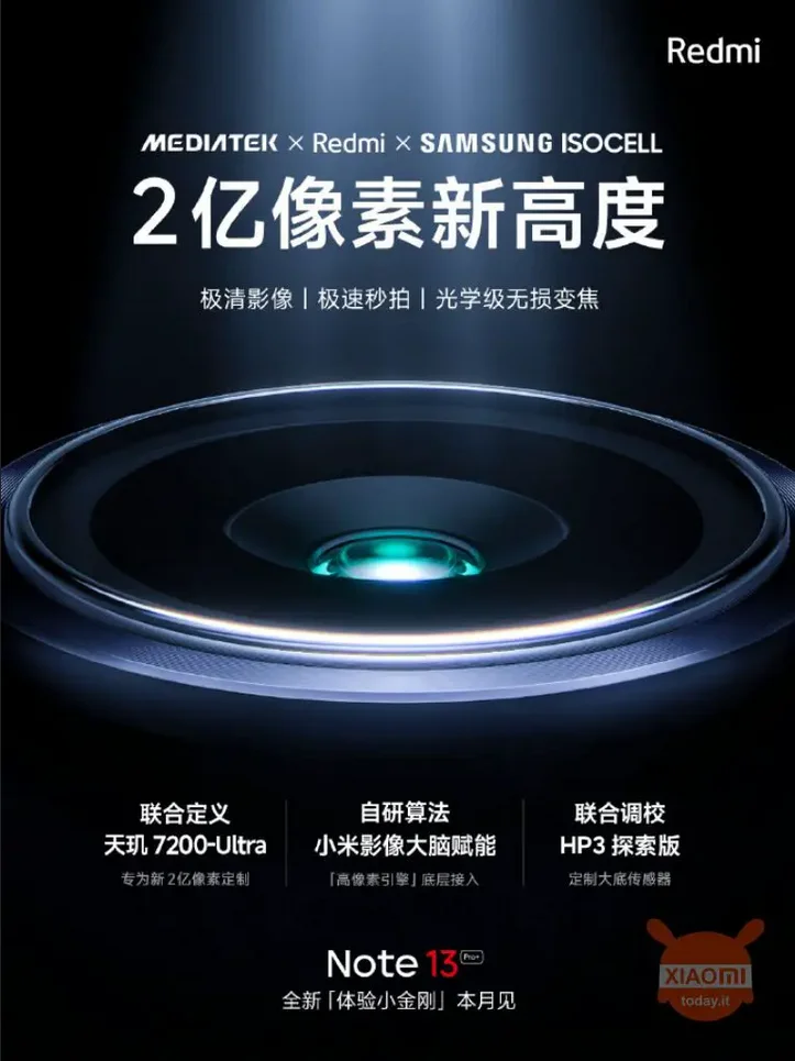 Erfahren Sie alles über die beeindruckenden Spezifikationen der Redmi Note 13-Serie, einschließlich der bahnbrechenden 200-Megapixel-Kamera und des leistungsstarken MediaTek Dimensity 7200 Ultra-Chipsatzes.