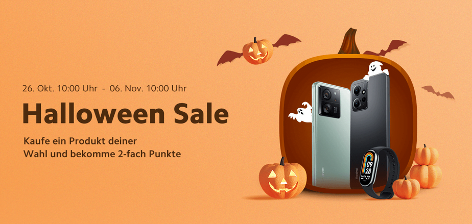 Xiaomi startet Halloween-Verkauf 2023 mit Rabatten von bis zu 50%