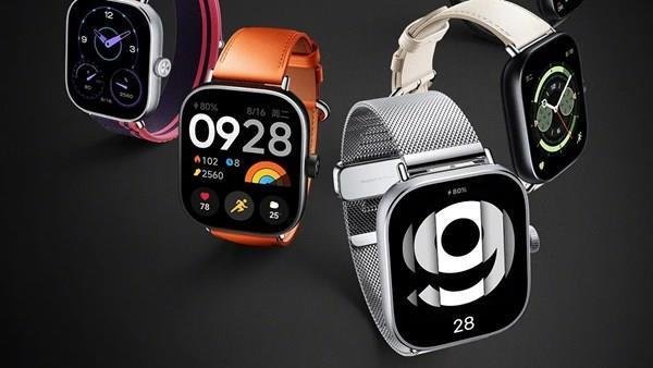Der Redmi Watch 4 revolutioniert mit seinem metallischen Design, der drehbaren Krone und dem verbesserten Display die Welt der Smartwatches.