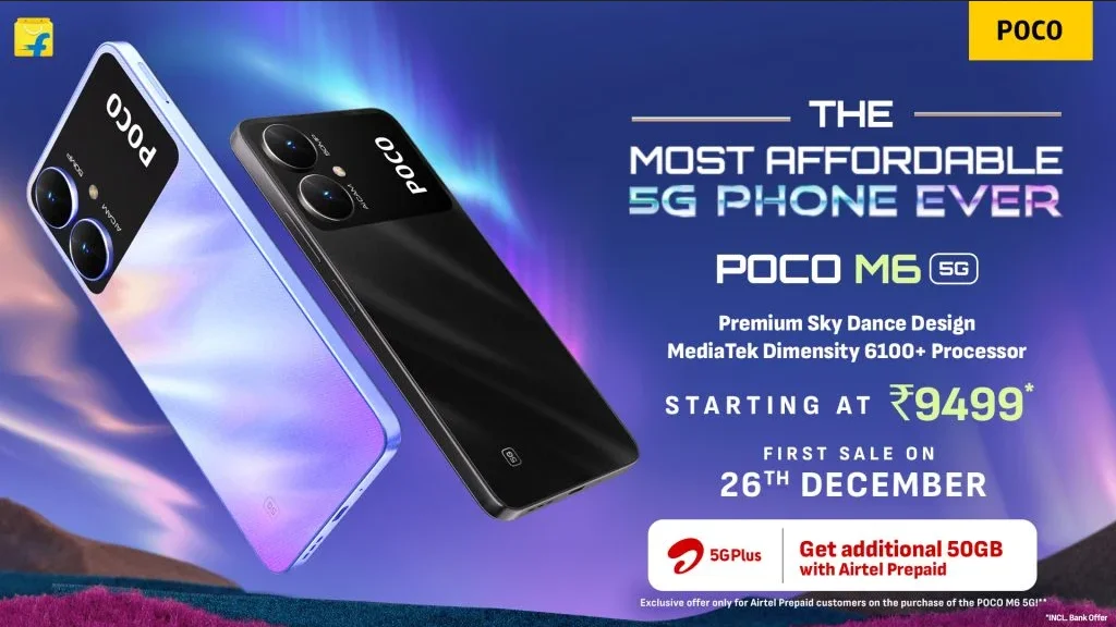 Erfahren Sie alles über das neue Xiaomi POCO M6 5G Smartphone, von seinen Spezifikationen bis hin zu Preis und Verfügbarkeit.