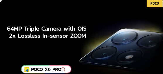 Poco X6 Pro: Neue Maßstäbe mit 2x In-Sensor-Zoom und 64MP Triple-Kamera mit OIS
Poco X6 Pro Neu