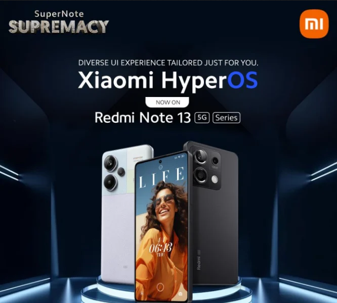 Beschreibung: Erfahren Sie alles über das brandneue HyperOS-Update für die Redmi Note 13 Serie von Xiaomi in Indien. Verbesserte Leistung, Sicherheit und Benutzeroberfläche warten auf Sie!