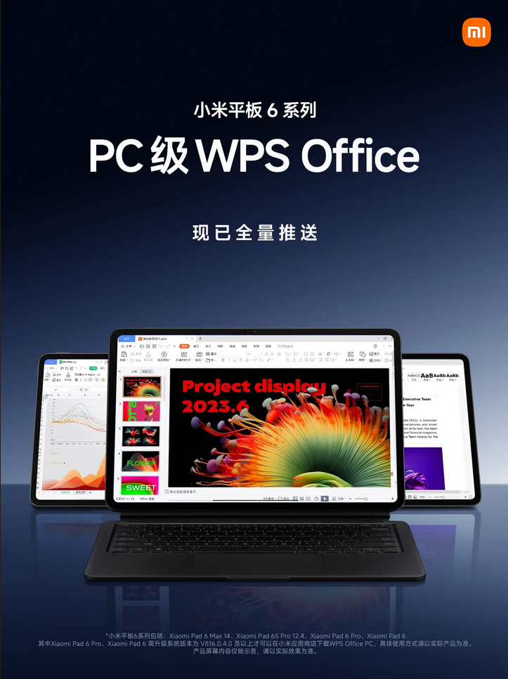 Erfahren Sie alles über die Einführung von PC-Level WPS Office für die Xiaomi Pad 6 Serie, um die Produktivität und Effizienz zu steigern.