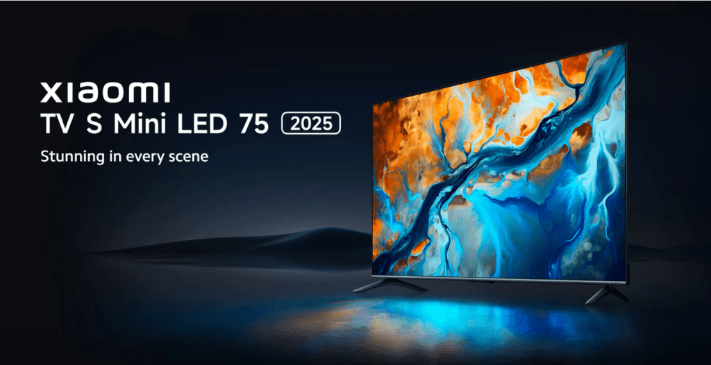 Der Xiaomi TV S Mini LED 75 2025 bietet 1200 Nits Helligkeit, 144Hz Bildwiederholrate und unterstützt Dolby Vision IQ.