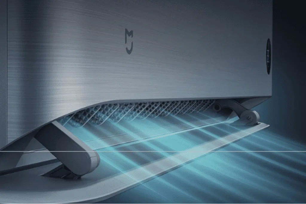 Die Mijia Natural Wind Pro 3HP von Xiaomi bietet hohe Leistung, schnelle Kühlung und Energieeffizienz für große Räume.