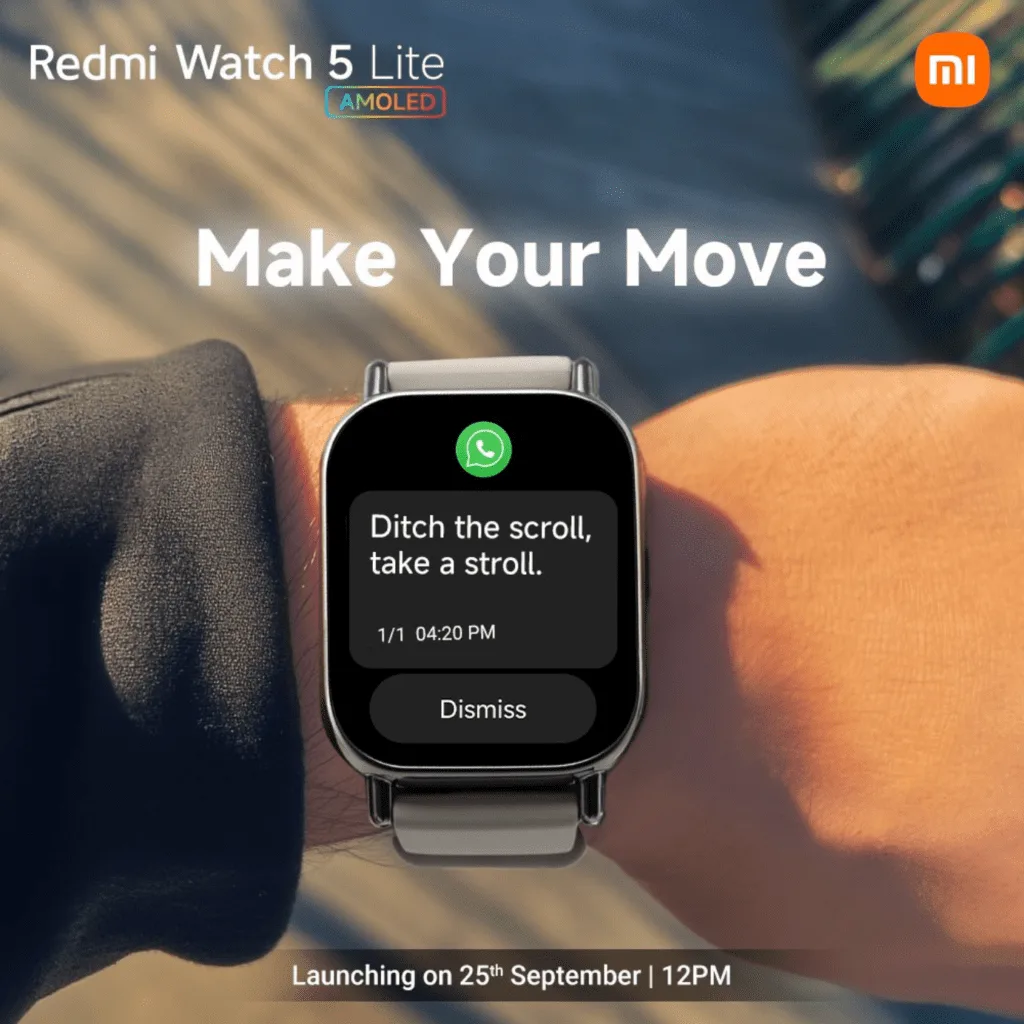 Der neue Redmi Watch 5 Lite von Xiaomi wird am 25. September veröffentlicht und bietet ein großartiges Preis-Leistungs-Verhältnis.