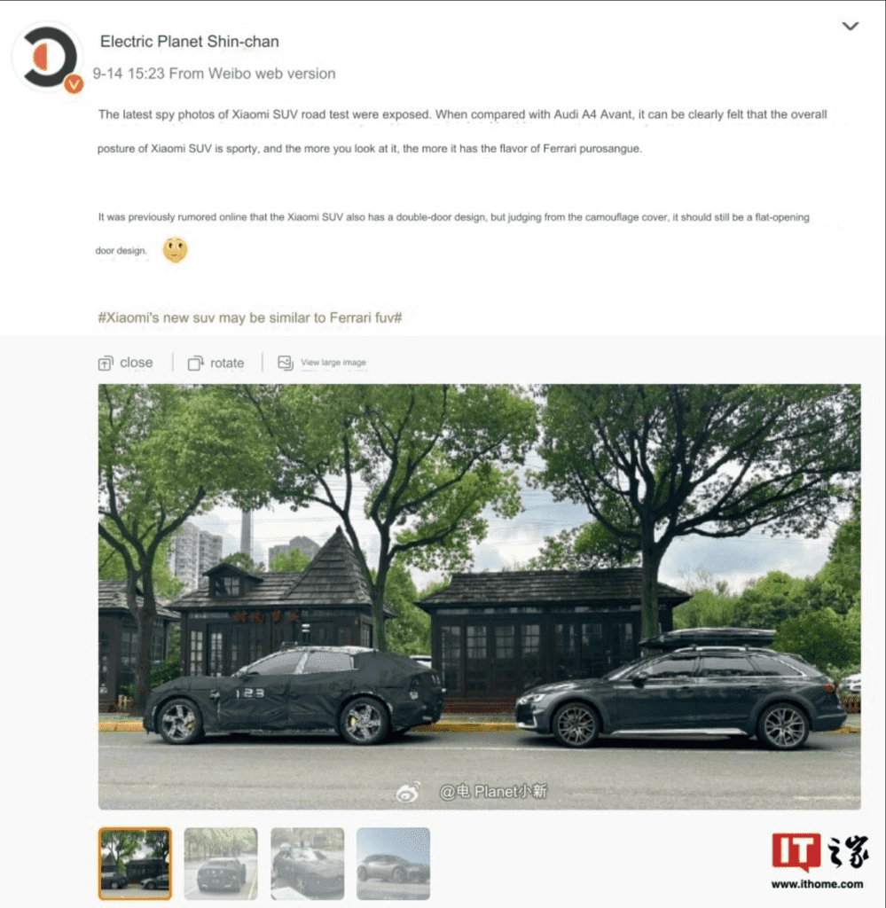 Der Xiaomi SU7 kombiniert sportliches Ferrari-Design mit modernster Technik und setzt neue Maßstäbe im Elektro-SUV-Bereich. Ferrari