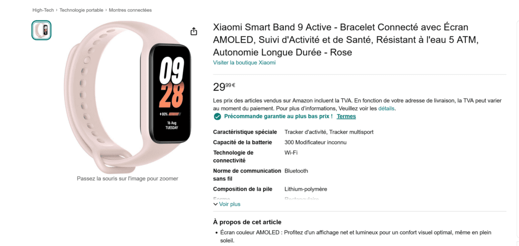Die Xiaomi Smart Band 9 Active erscheint am 18. November in Europa und bietet Fitness-Tracking zum günstigen Preis von 29,99 €.