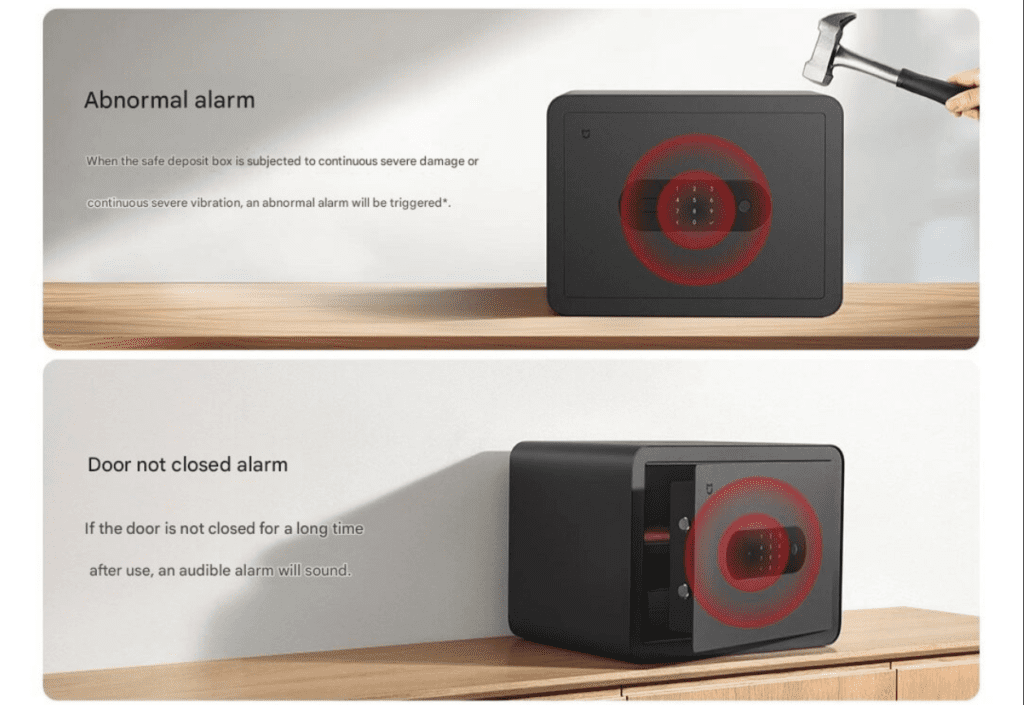Die Mijia Smart Safe 30cm bietet robuste Sicherheit und innovative Technologie. Jetzt im Vorverkauf ab 649 Yuan erhältlich.

