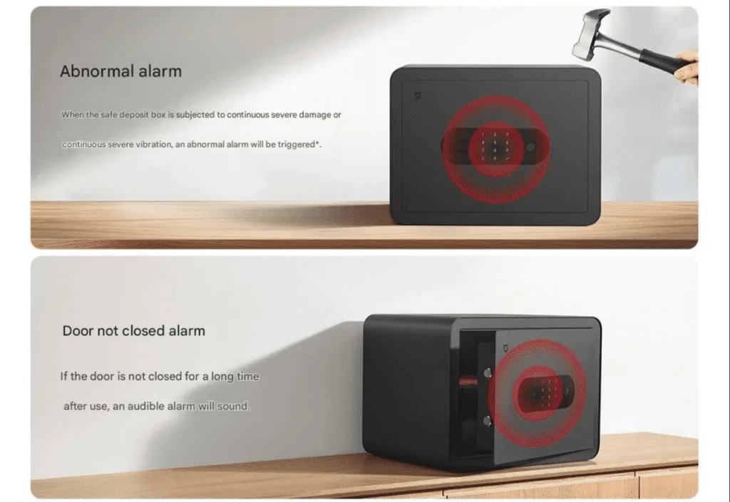 Die Mijia Smart Safe 30cm bietet robuste Sicherheit und innovative Technologie. Jetzt im Vorverkauf ab 649 Yuan erhältlich.