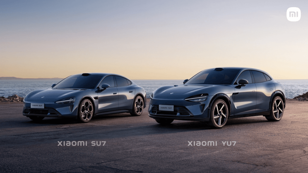 Der Xiaomi YU7, Xiaomis erstes SUV, bringt innovative Technologien und futuristisches Design. Marktstart: Mitte 2025.