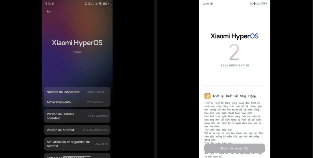 Entdecken Sie die neuesten Features von Xiaomis HyperOS 2 Update für Redmi Note 12 und Note 13 4G. HyperOS 2 Update Redmi