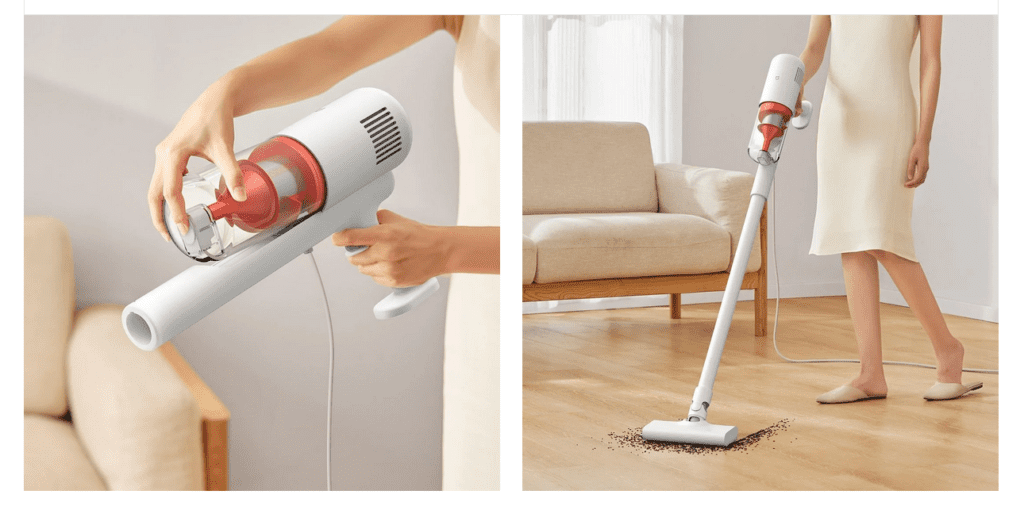 Der Mijia Kabelstaubsauger bietet eine herausragende Leistung und macht das Reinigen zum Kinderspiel.Xiaomi hat den Mijia Kabelstaubsauger für eine einfache und effektive Reinigung entworfen.