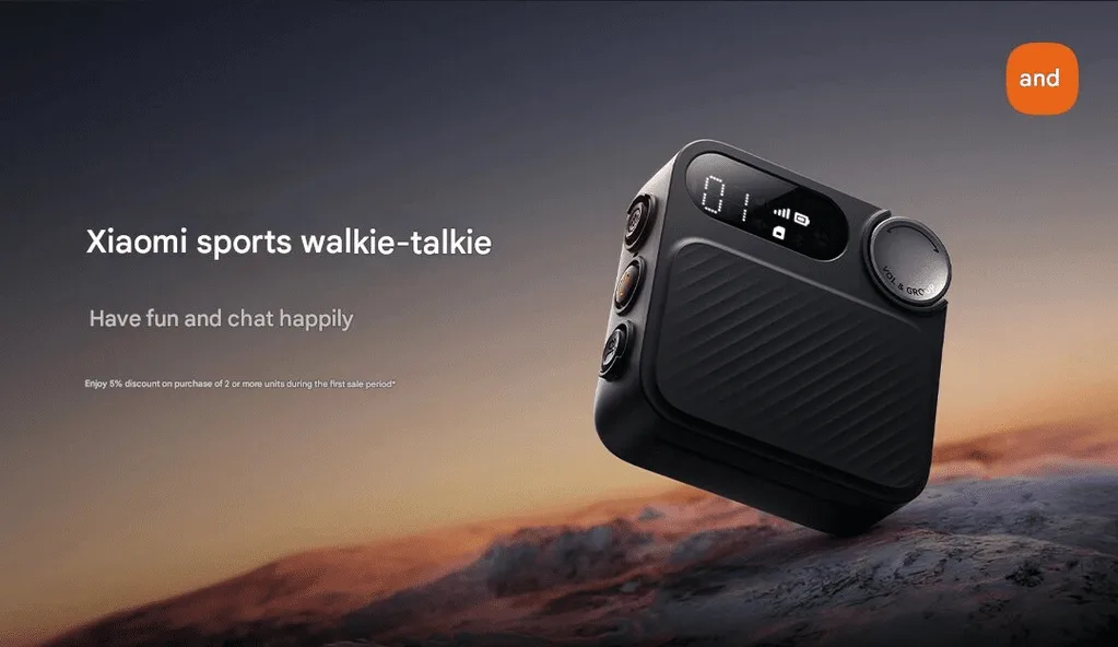 Das Xiaomi Sports Walkie-Talkie bietet 5000 km Reichweite, Geräuschunterdrückung und Bluetooth-Funktionen für Outdoor-Abenteuer.