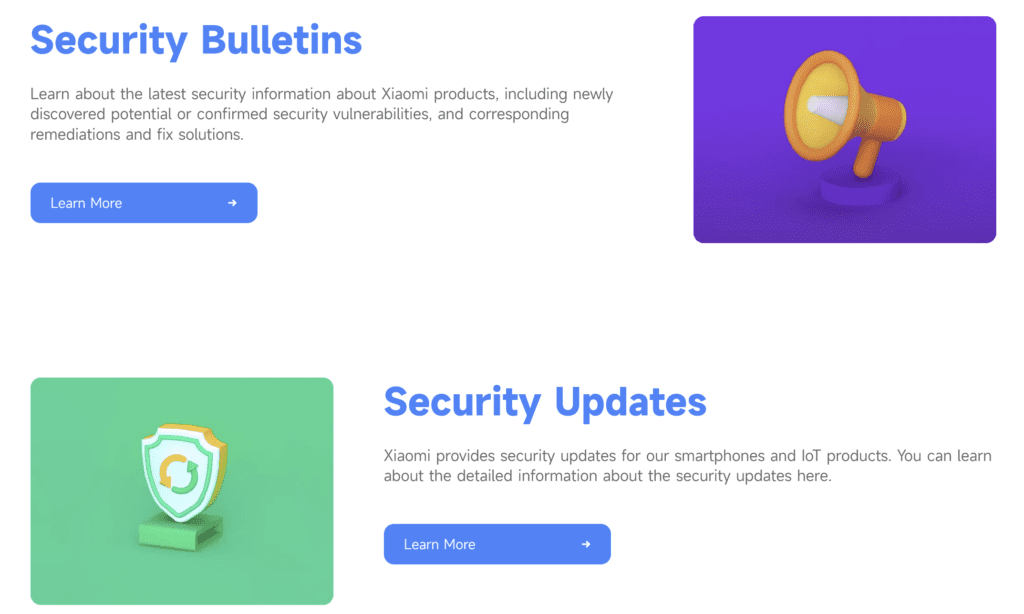 Xiaomi bietet transparente Informationen über die EOL-Daten seiner Geräte, damit Nutzer fundierte Kaufentscheidungen treffen können.