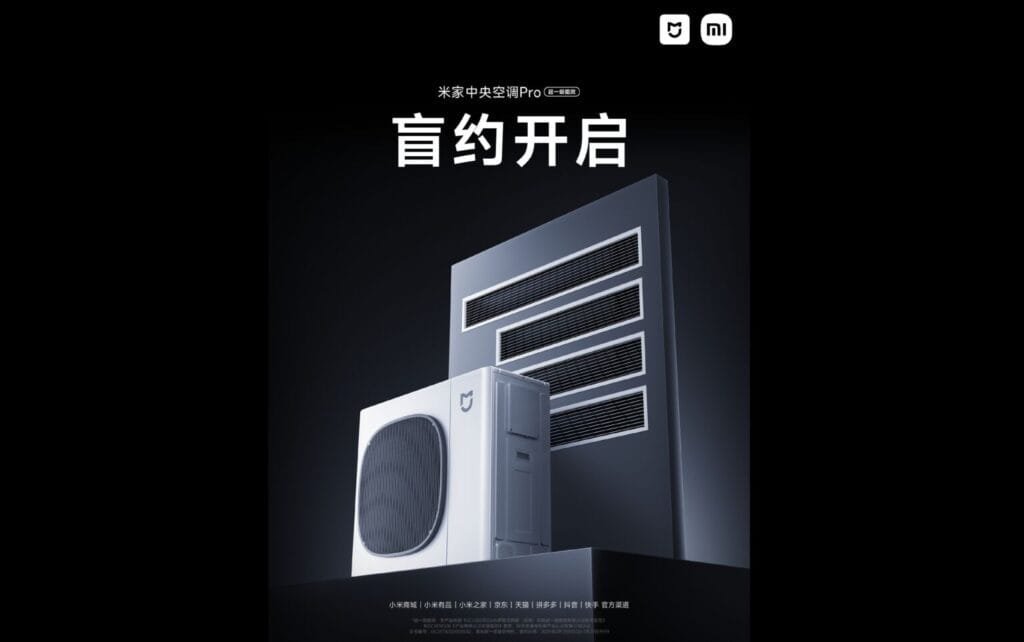 Xiaomi erweitert sein Smart Home Sortiment mit dem Mijia Zentral-Klimaanlage Pro