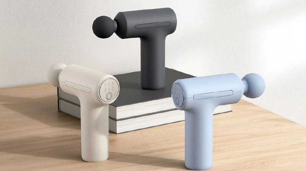Die Xiaomi Mijia Fascia Gun 3 Mini Edition ist ein tragbares Massagegerät, das Muskelverspannungen effektiv lindert und ideal für unterwegs ist.