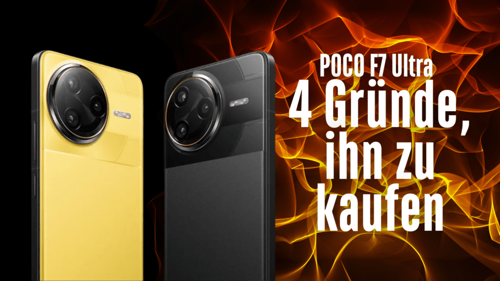 Das Poco F7 Ultra bietet eine hervorragende Leistung und ein tolles Display zu einem günstigen Preis, ideal für Gamer und Medienliebhaber. Poco F7 Ultra: 4 Gründe, ihn zu kaufen