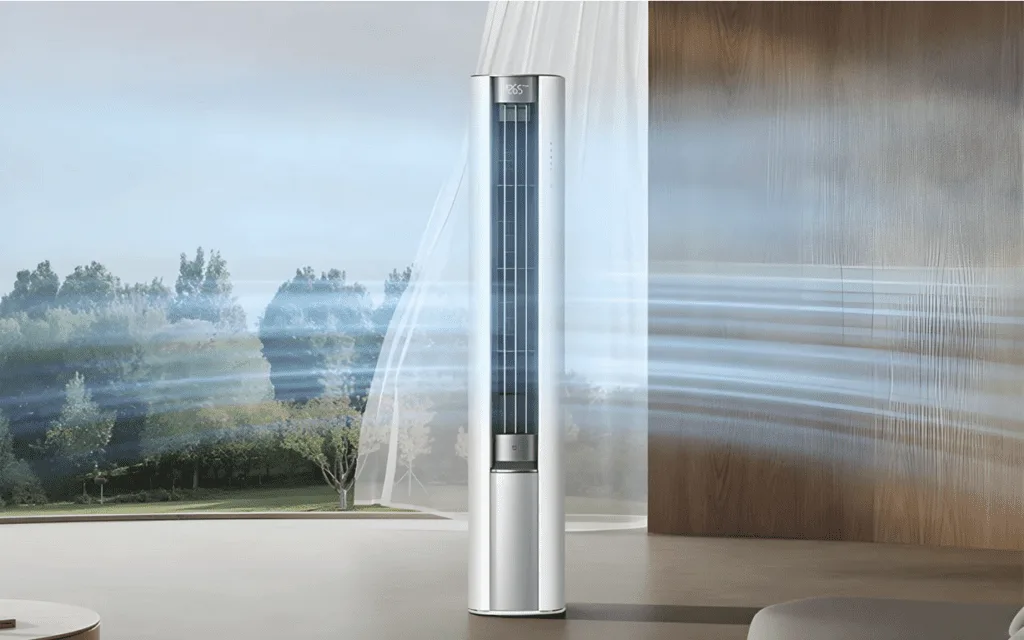 Mijia Gentle Breeze Standventilator Die innovative Mijia Gentle Breeze Standventilator bietet effiziente Kühlung und Heizung für 