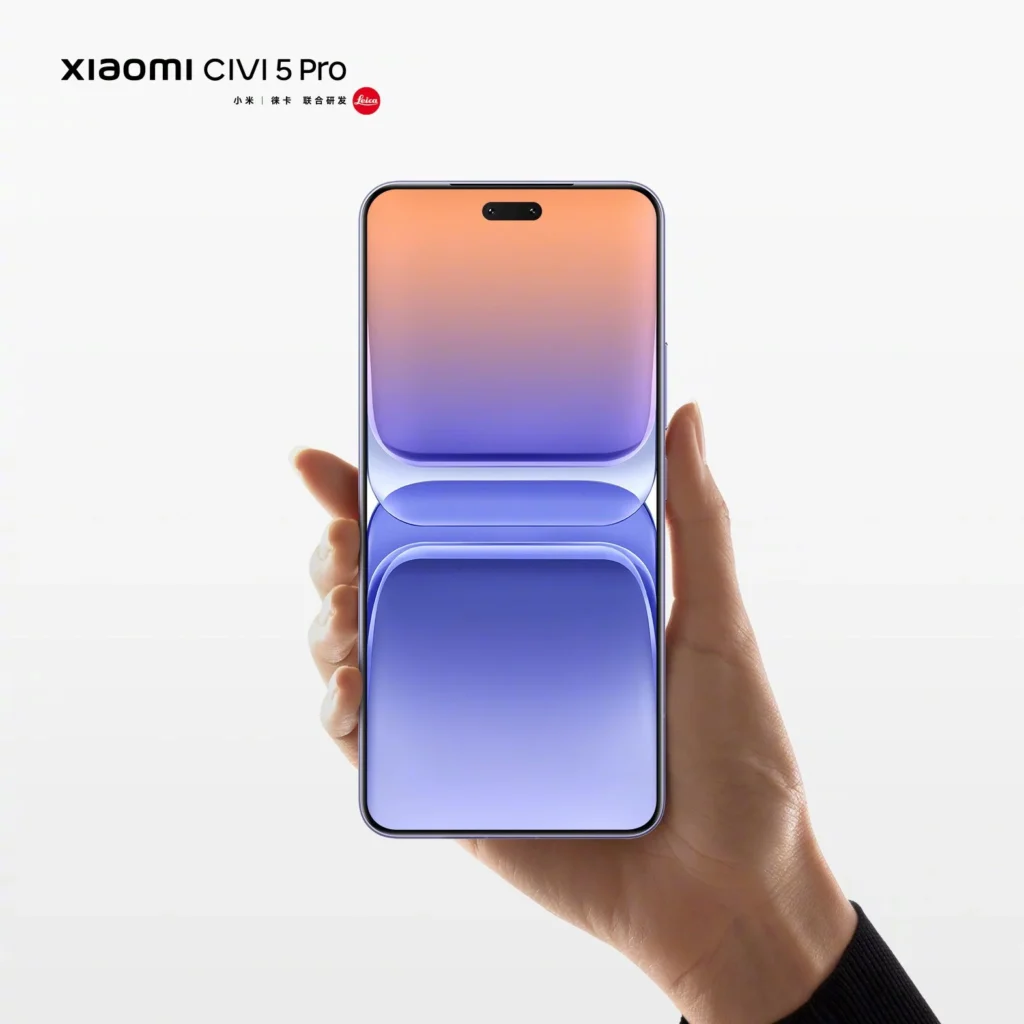 Xiaomi-Gruppe, den kommenden Xiaomi Civi 5 Pro als direkten Konkurrenten zu Apples Standard-iPhone-Modellen positioniert.