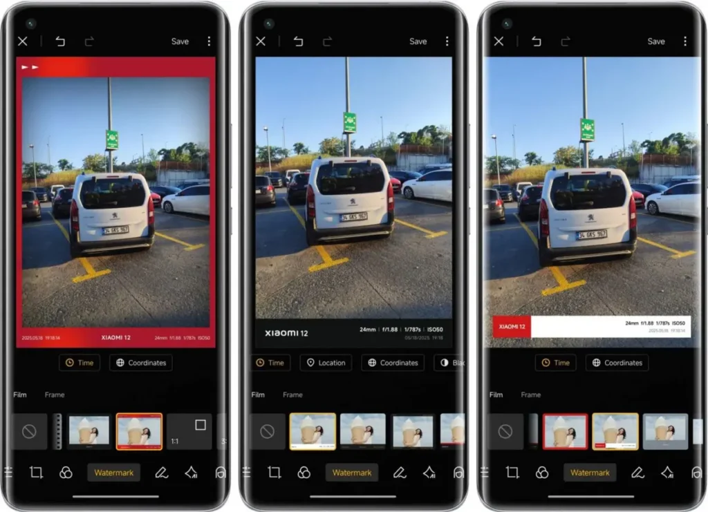 Erfahre mehr über die neuesten Funktionen der Xiaomi Camera 6.0, einschließlich der kostenlosen personalisierten Wasserzeichen für alle kompatiblen 