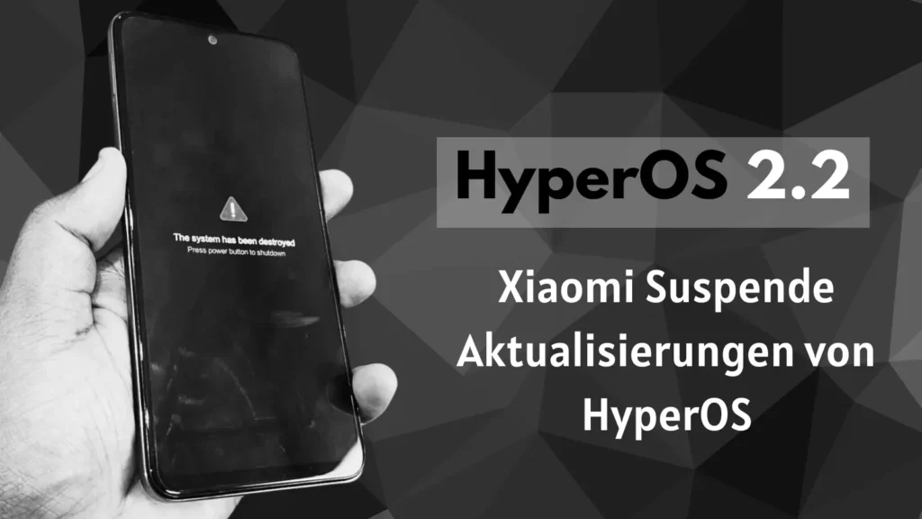 Xiaomi hat die HyperOS-Updates wegen eines schwarzen Bildschirm-Fehlers ausgesetzt. Finde hier alle Infos und Tipps für betroffene Nutzer.