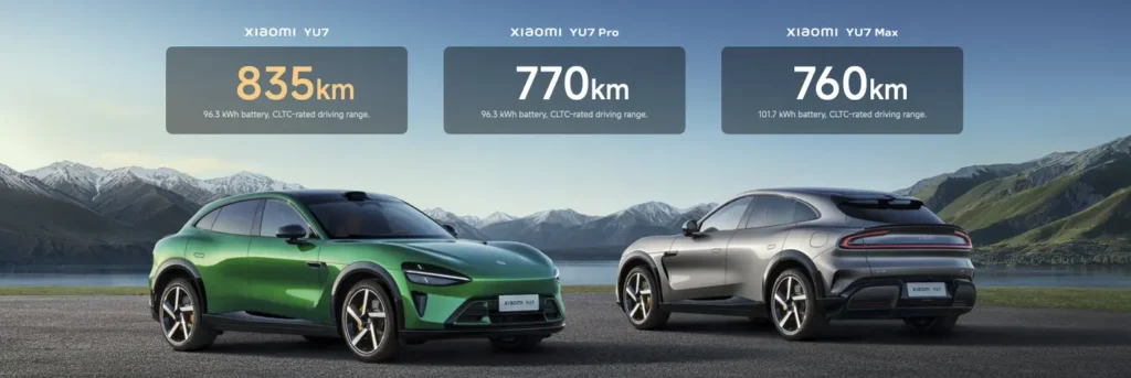 Der Xiaomi YU7: Ein Luxus-Elektro-SUV mit innovativem Design, Spitzentechnologie und hoher Reichweite. Erfahren Sie mehr über Preise, Ausstattung & Leistung!