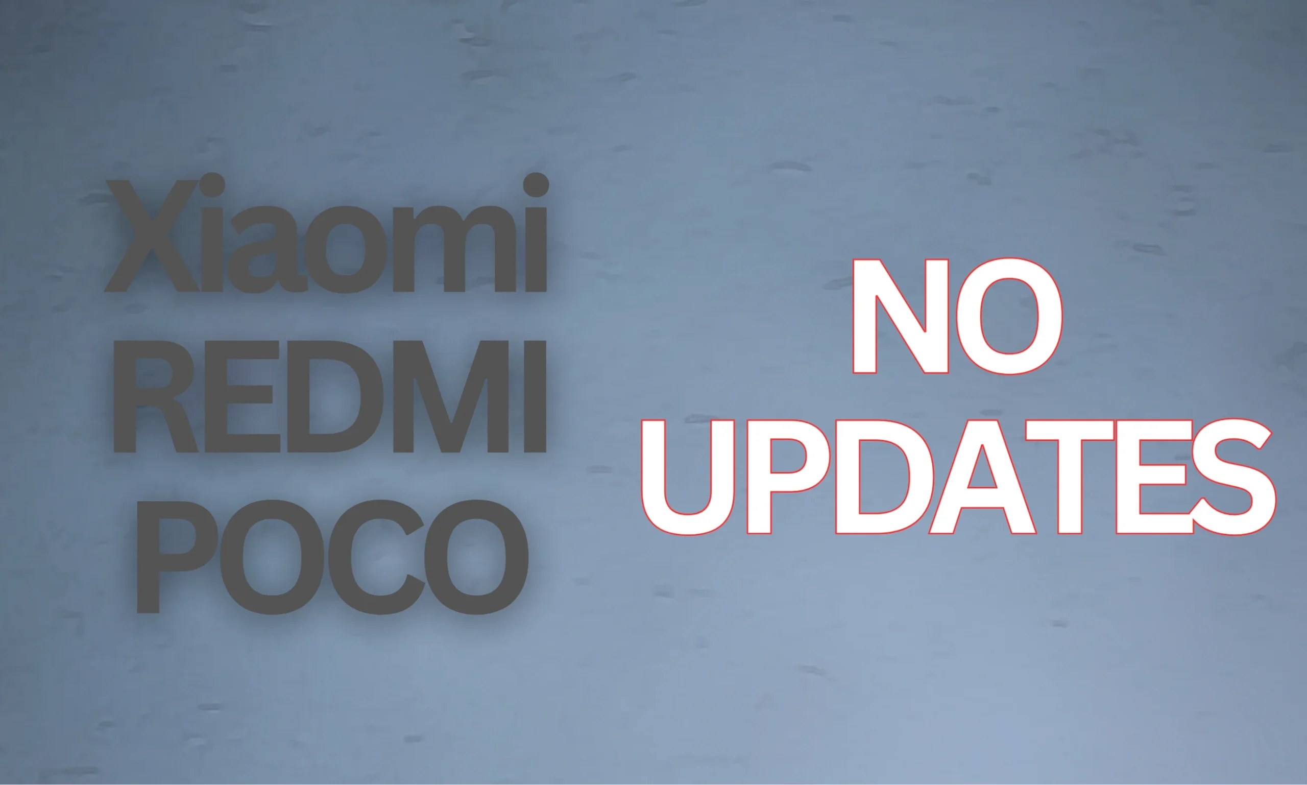 Xiaomi Gerät Update Ende