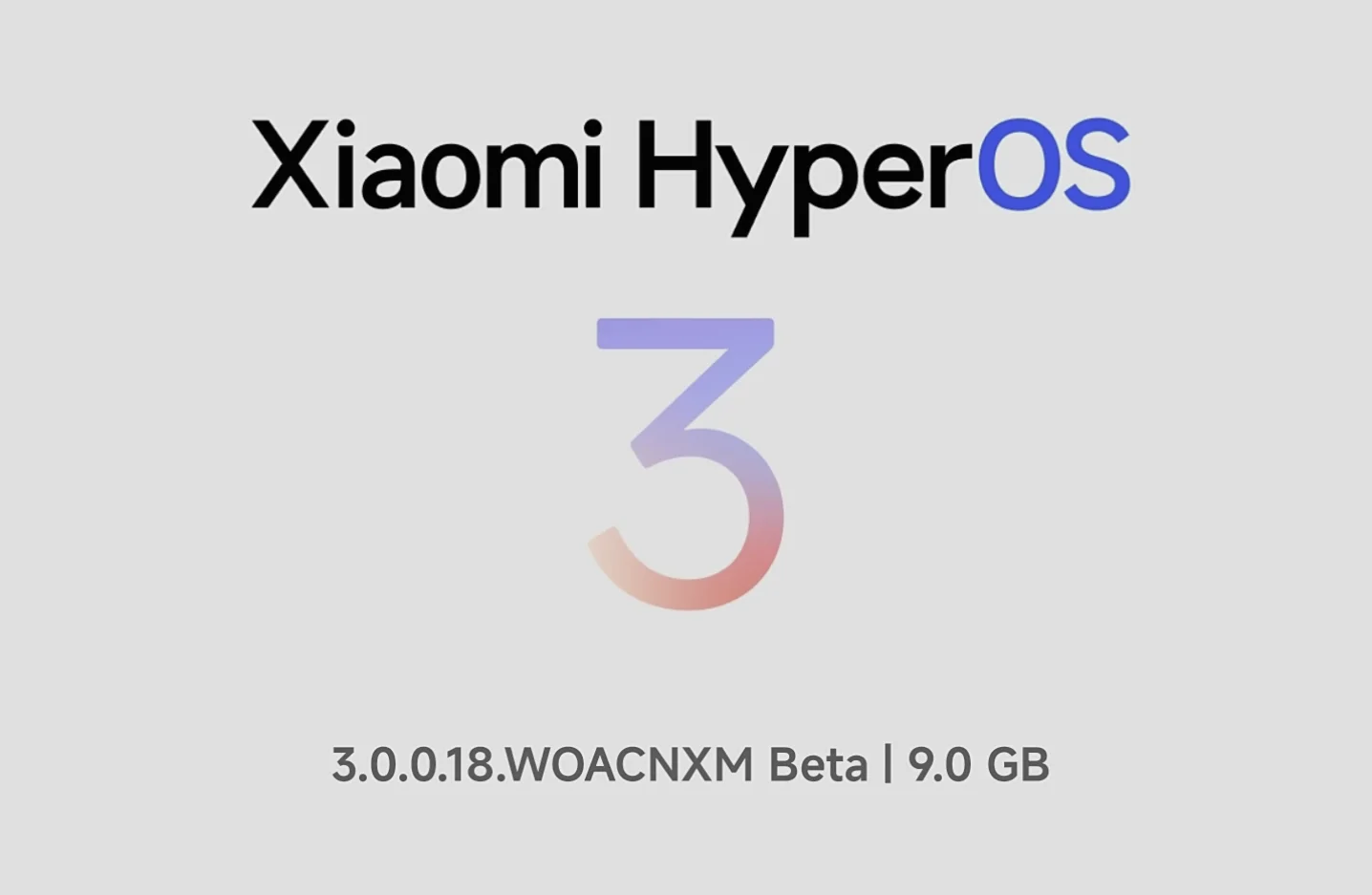 Xiaomi HyperOS 3 Beta