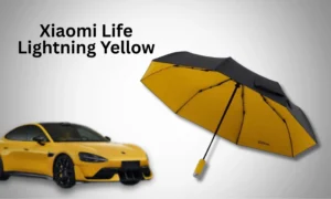 Xiaomi Life Lightning Yellow Regenschirm - detail 1