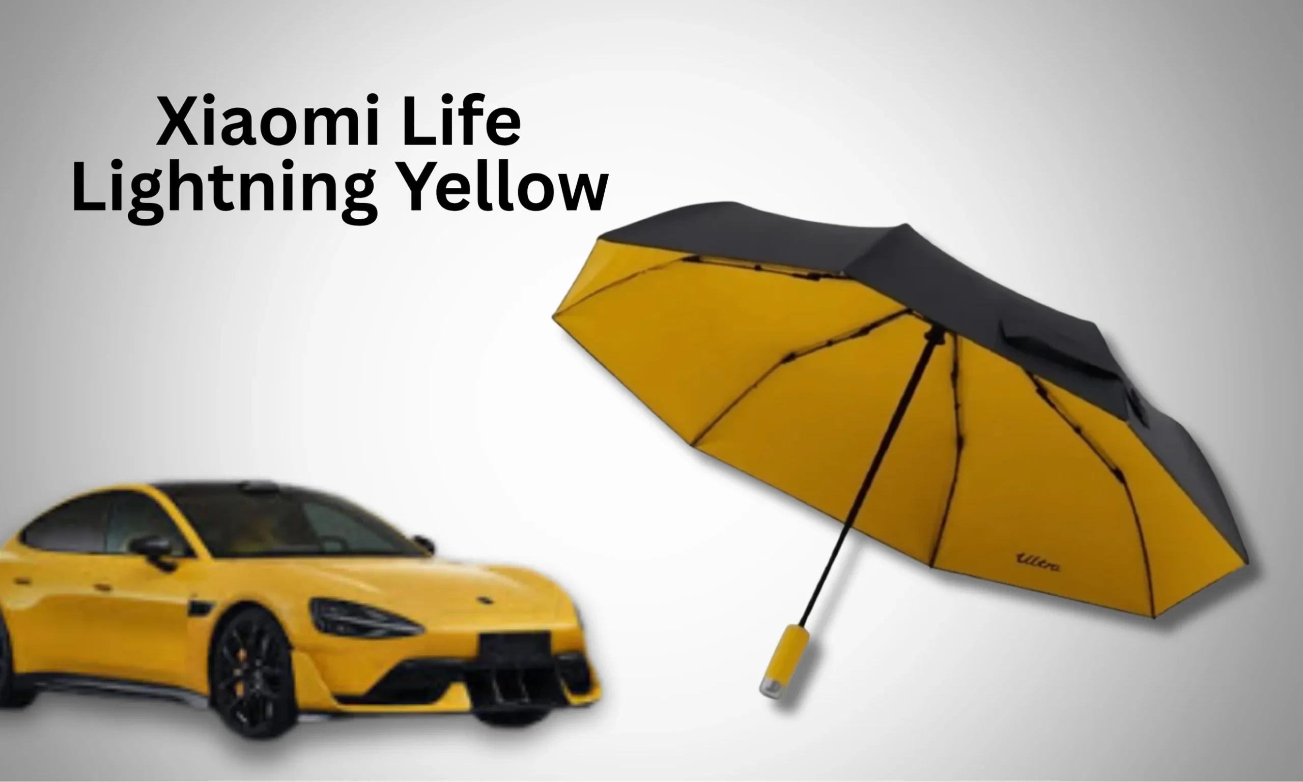 Xiaomi Life Lightning Yellow Regenschirm