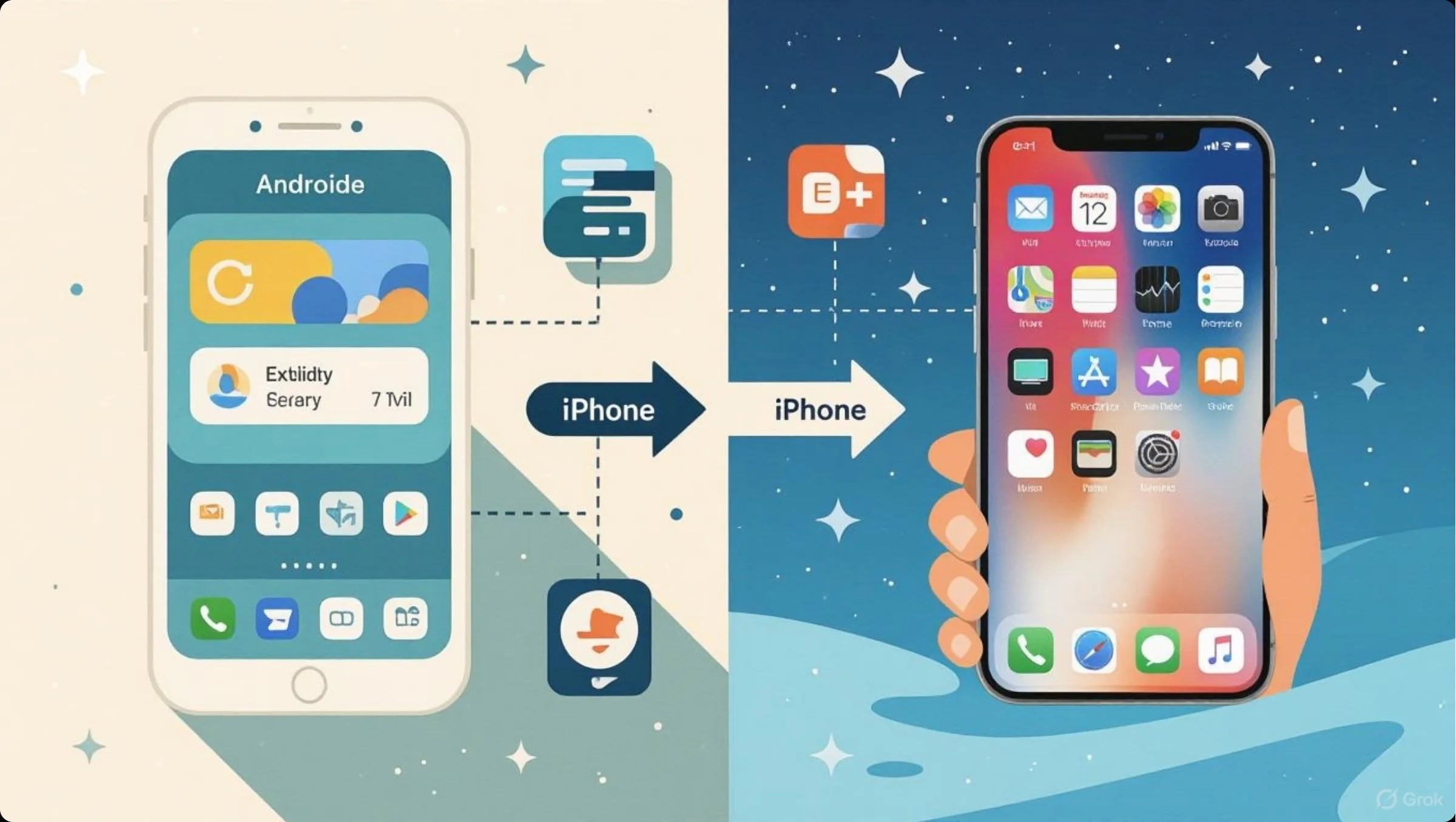 HyperOS 3 Datentransfer Xiaomi iPhone