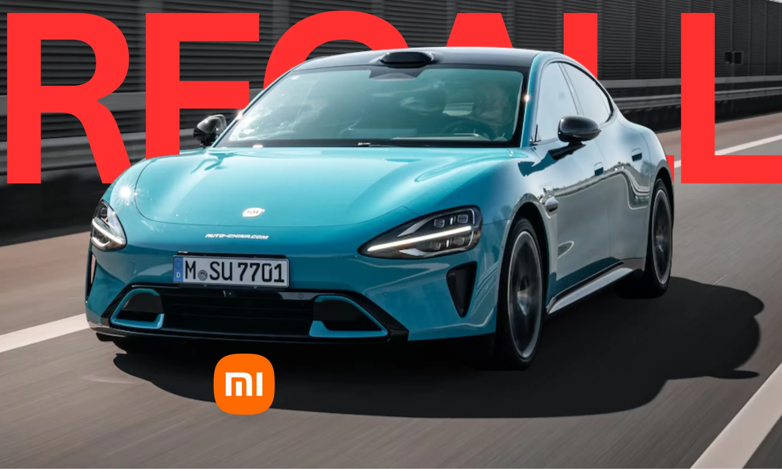 Xiaomi SU7 Rückruf