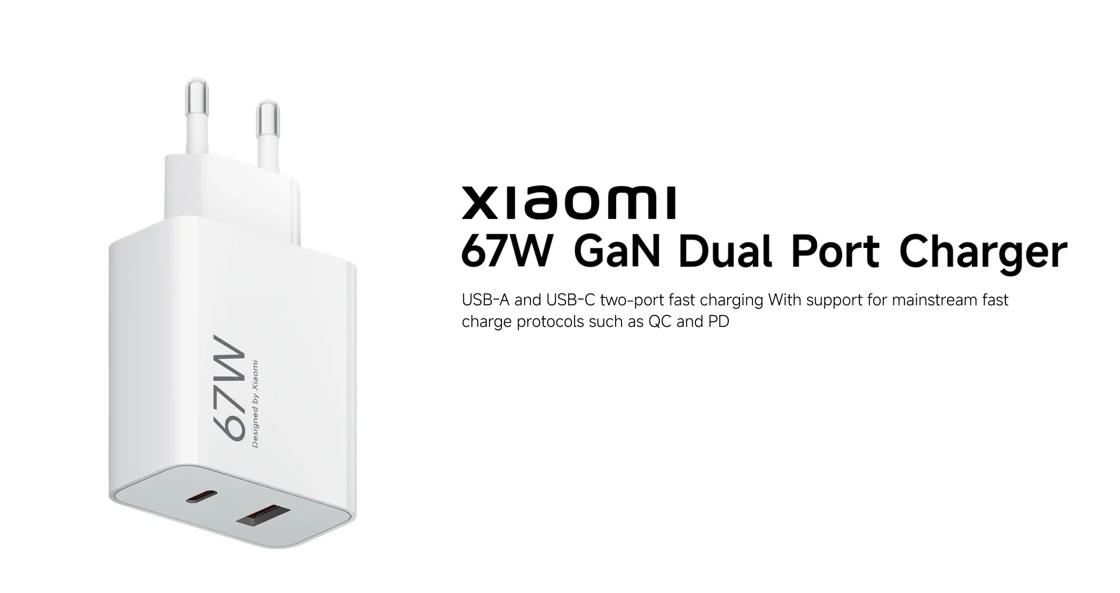 Xiaomi 67W GaN Dual Port Charger