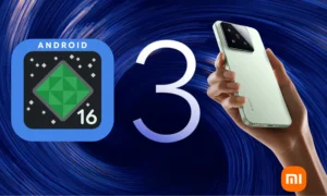 HyperOS 3 mit Android 16 - Vorderansicht