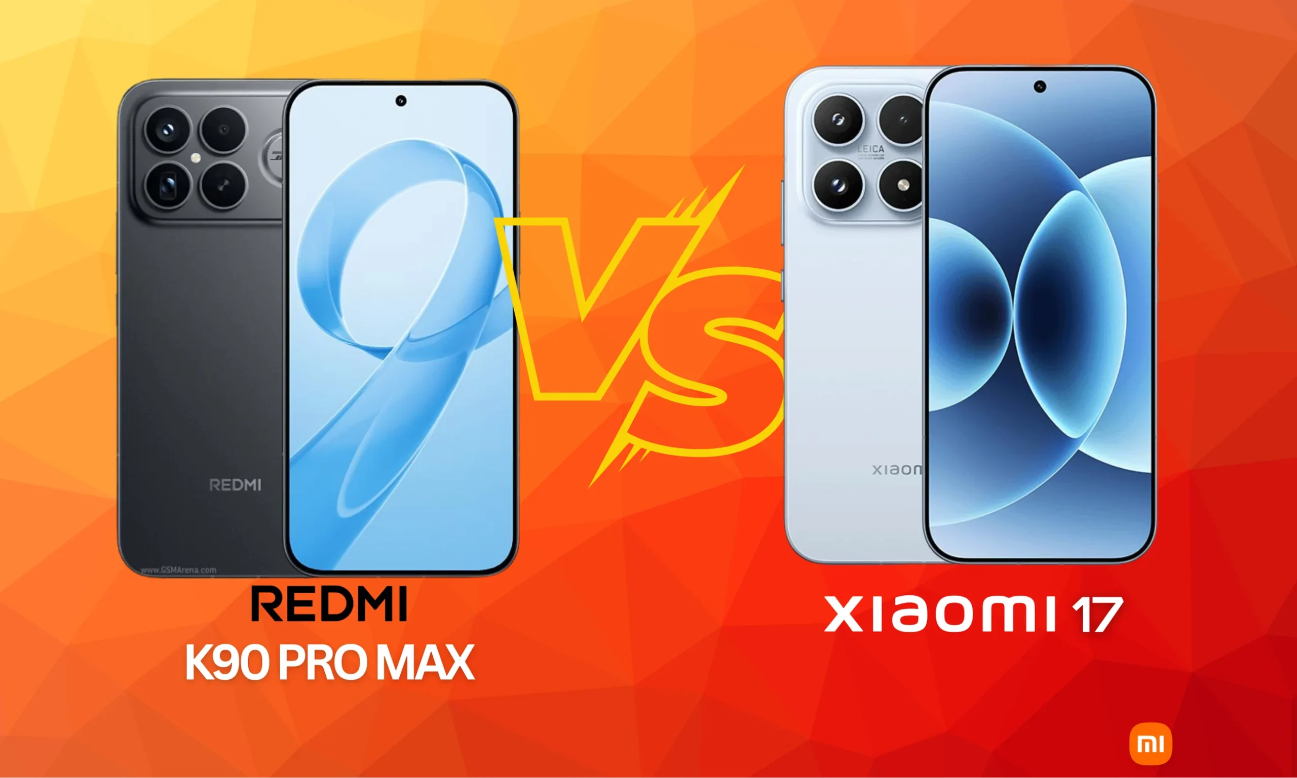 Redmi K90 Pro Max vs Xiaomi 17 - detail 1