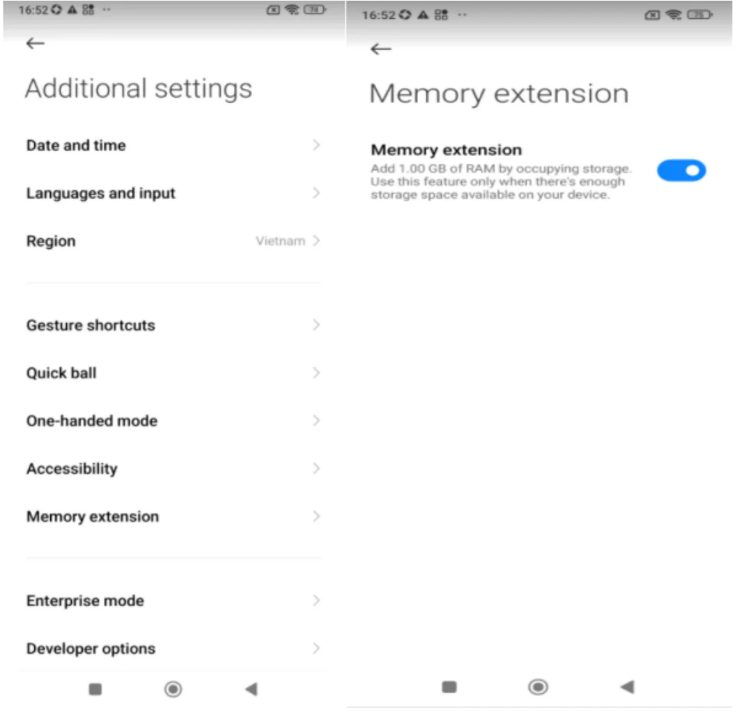 RAM - im Vergleich zum Vorgänger