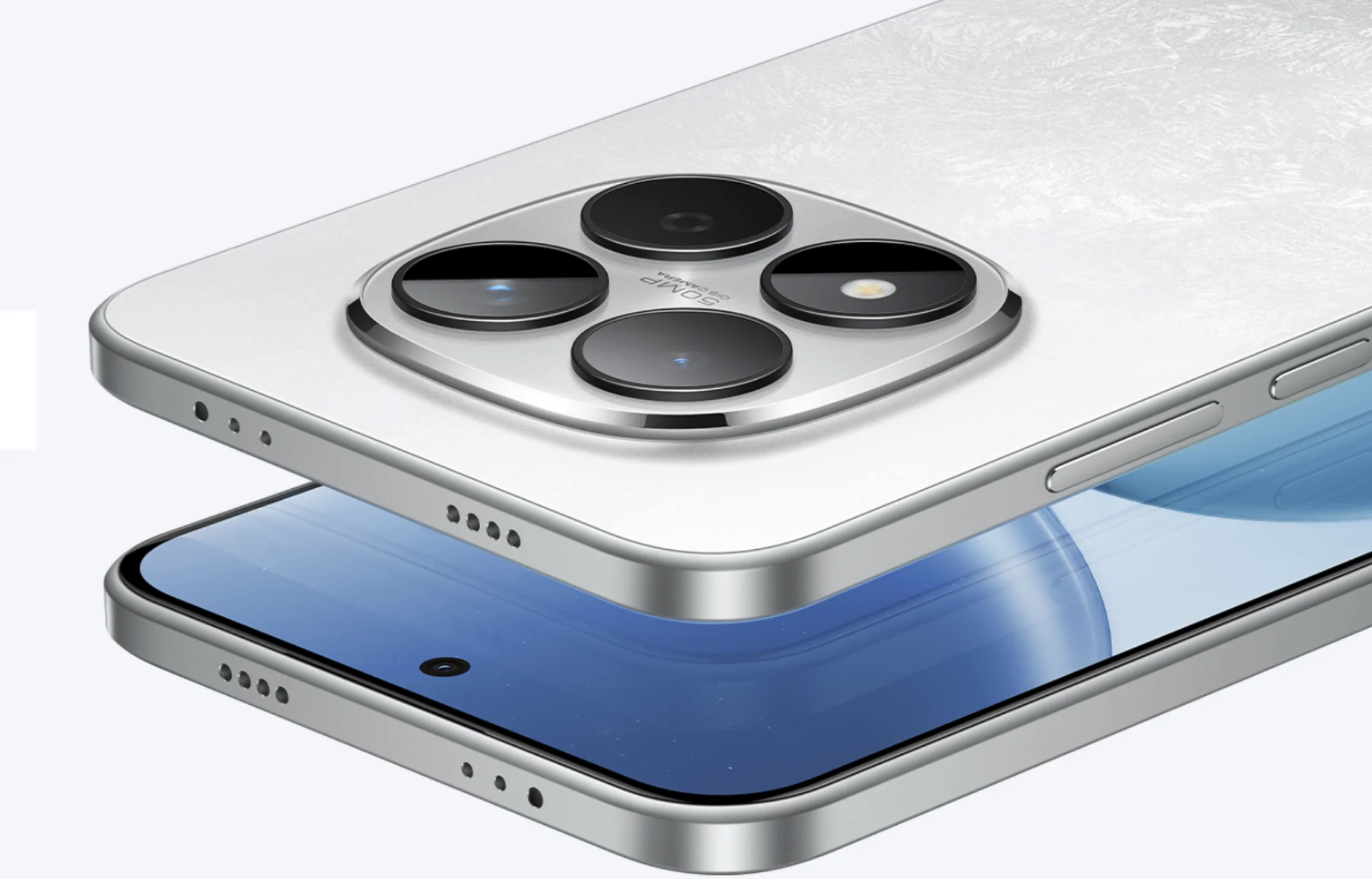 Das Design von Xiaomi Redmi Note 15 Vorderansicht