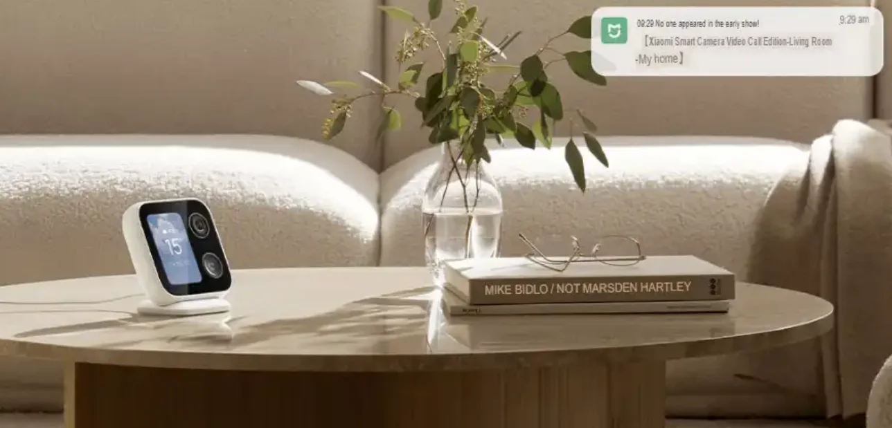 Das Design von Xiaomi Smart Camera Video Call Rückansicht