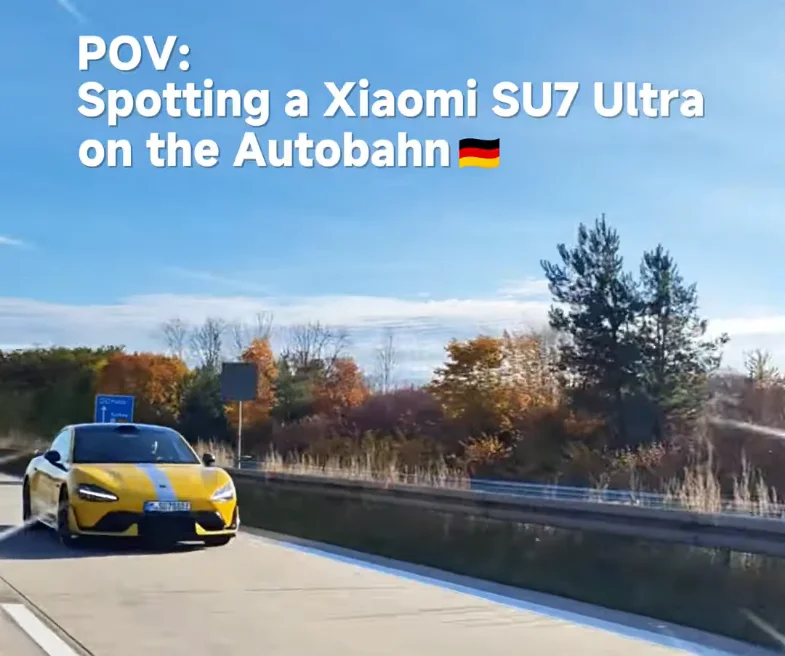 Xiaomi SU7 Ultra Europa 2025 - Rückansicht