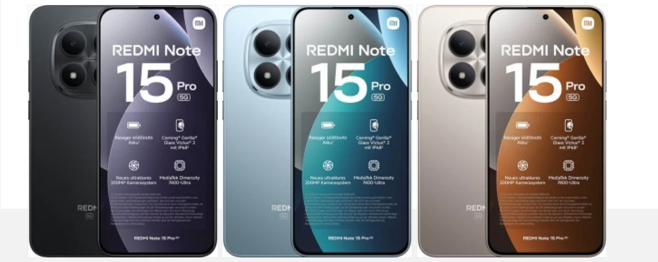 Redmi Note 15 Serie - im echten Leben