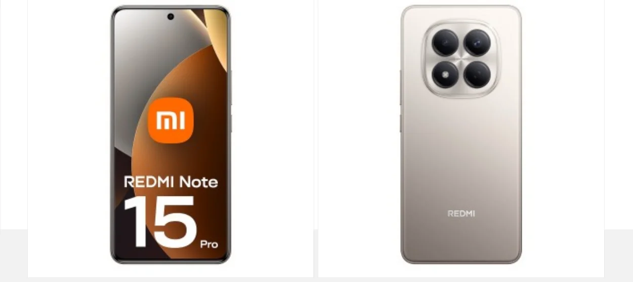 Redmi Note 15 Serie - in blauer Farbe