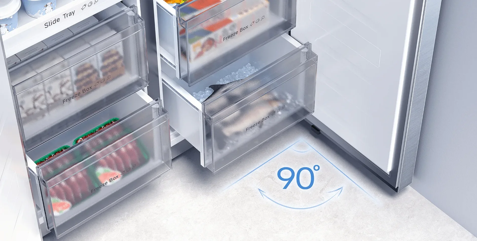 Xiaomi Mijia Cross Door Kühl-Gefrierkombination 502L -