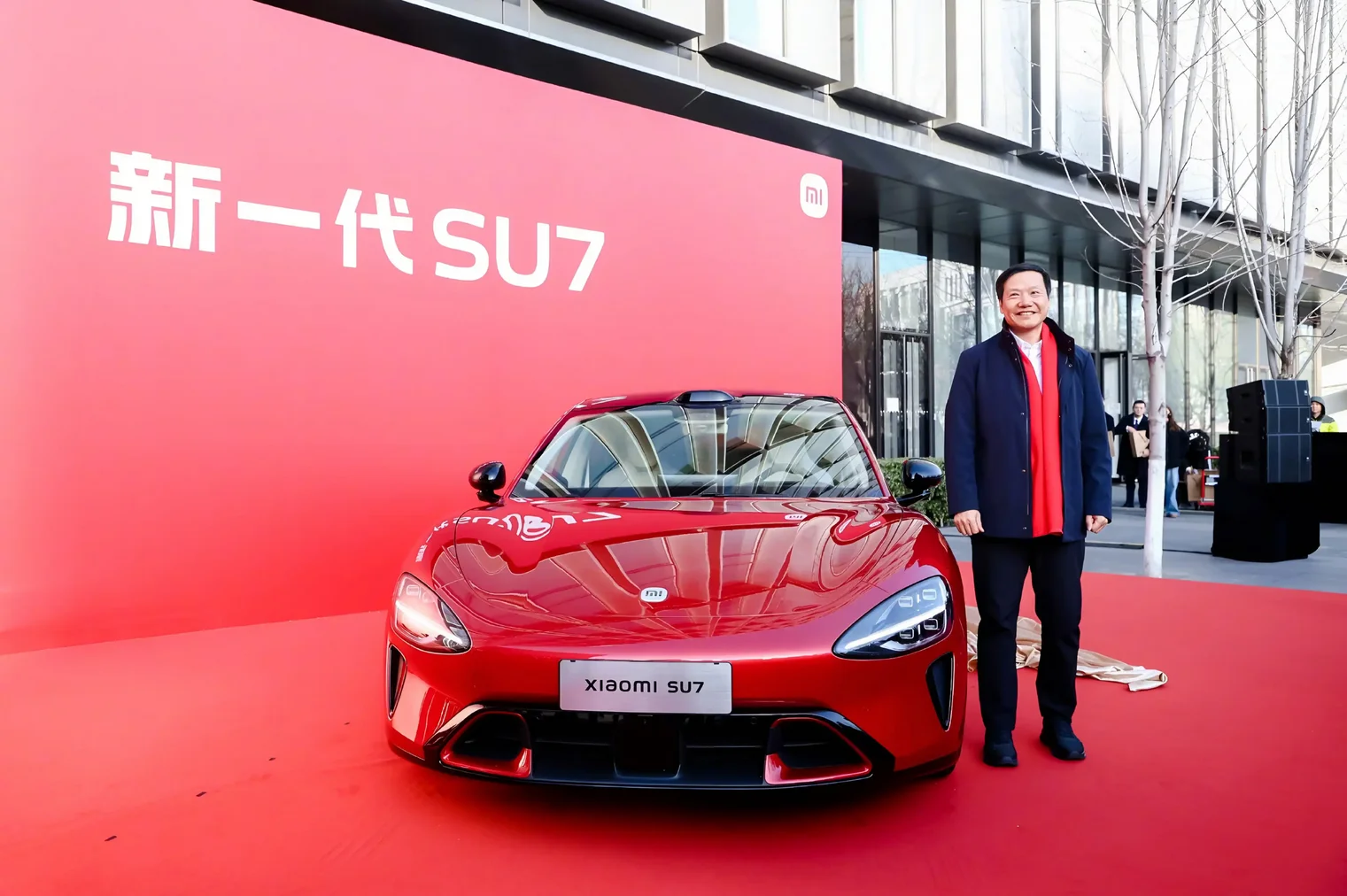 Xiaomi SU7 Crimson Red -