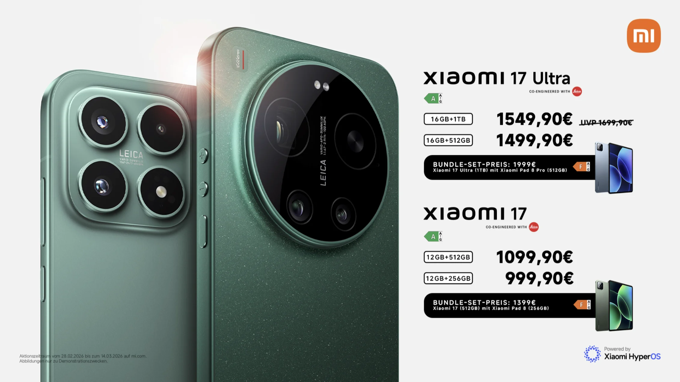 Xiaomi 17 und 17 Ultra -