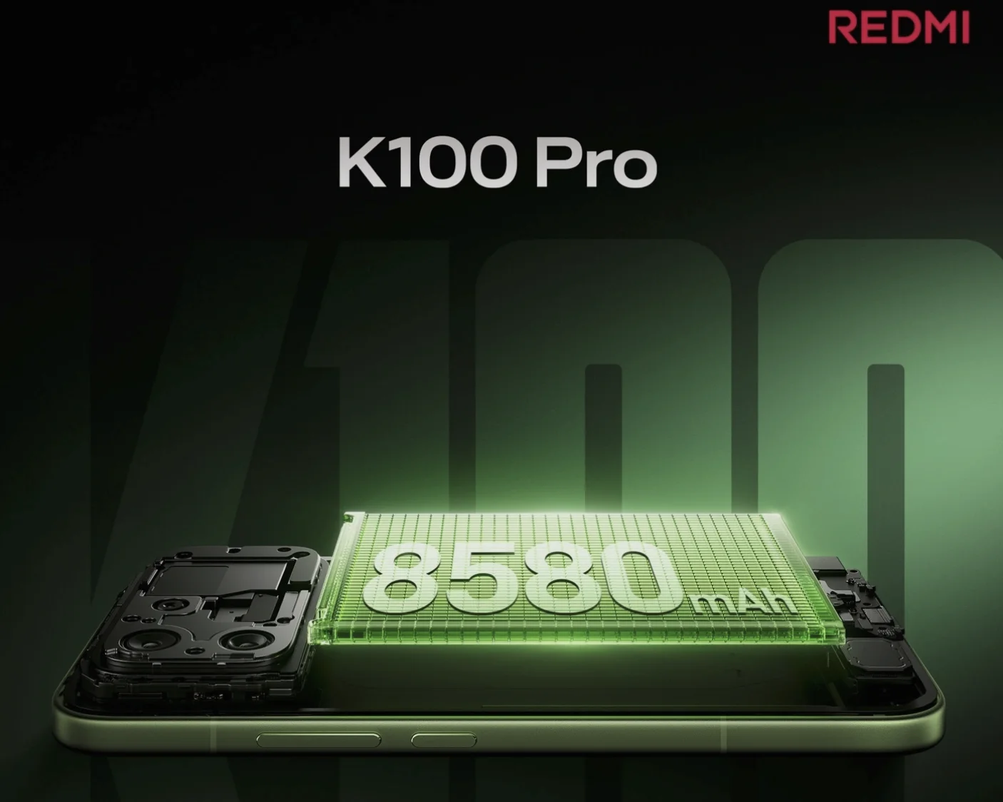 REDMI K100 Pro Akku 8580